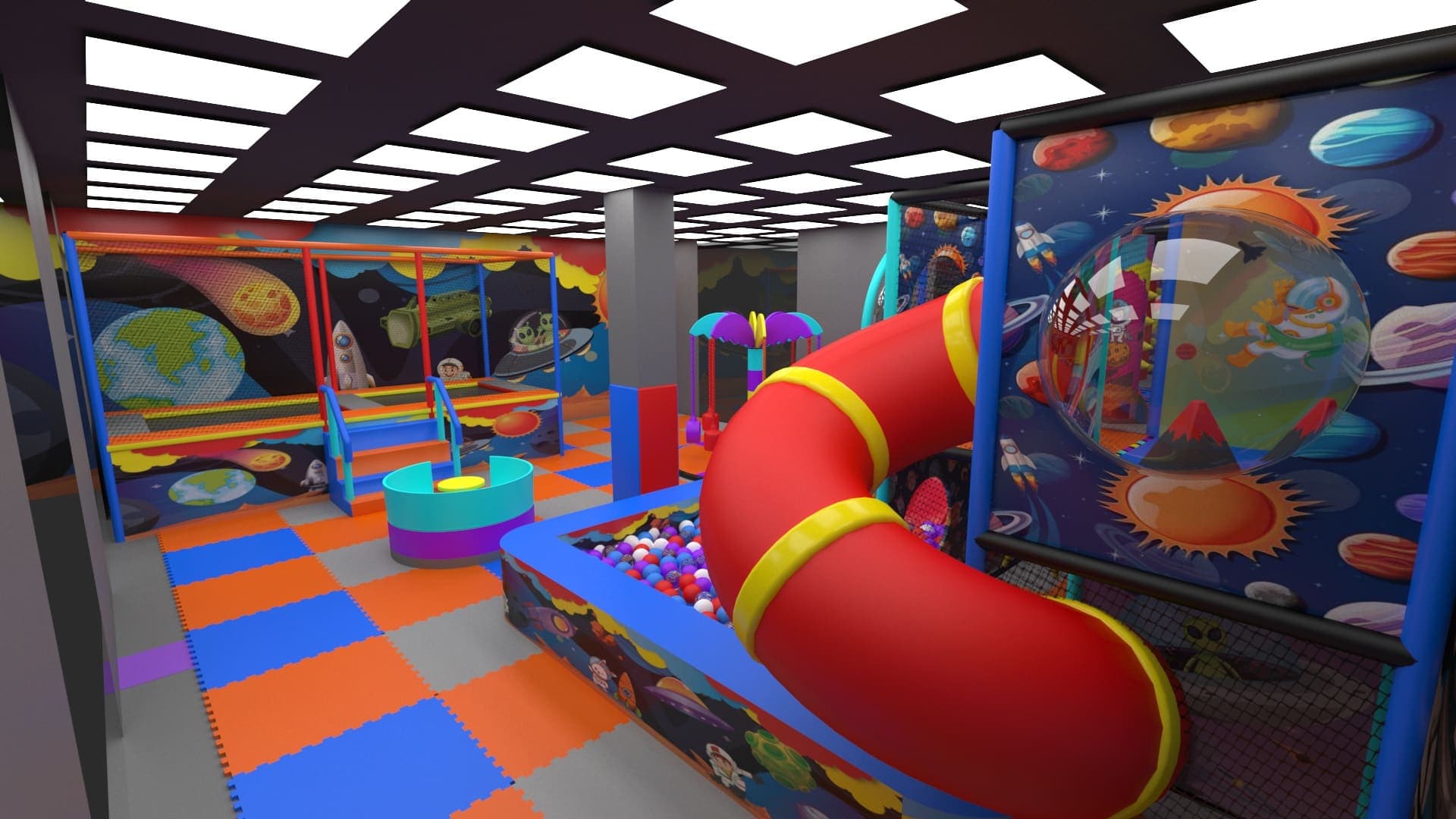Детский развлекательный центр - "Космическое путешествие"
