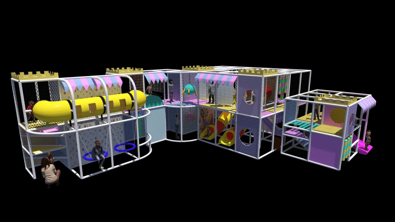 Игровой лабиринт «Башня принцессы»