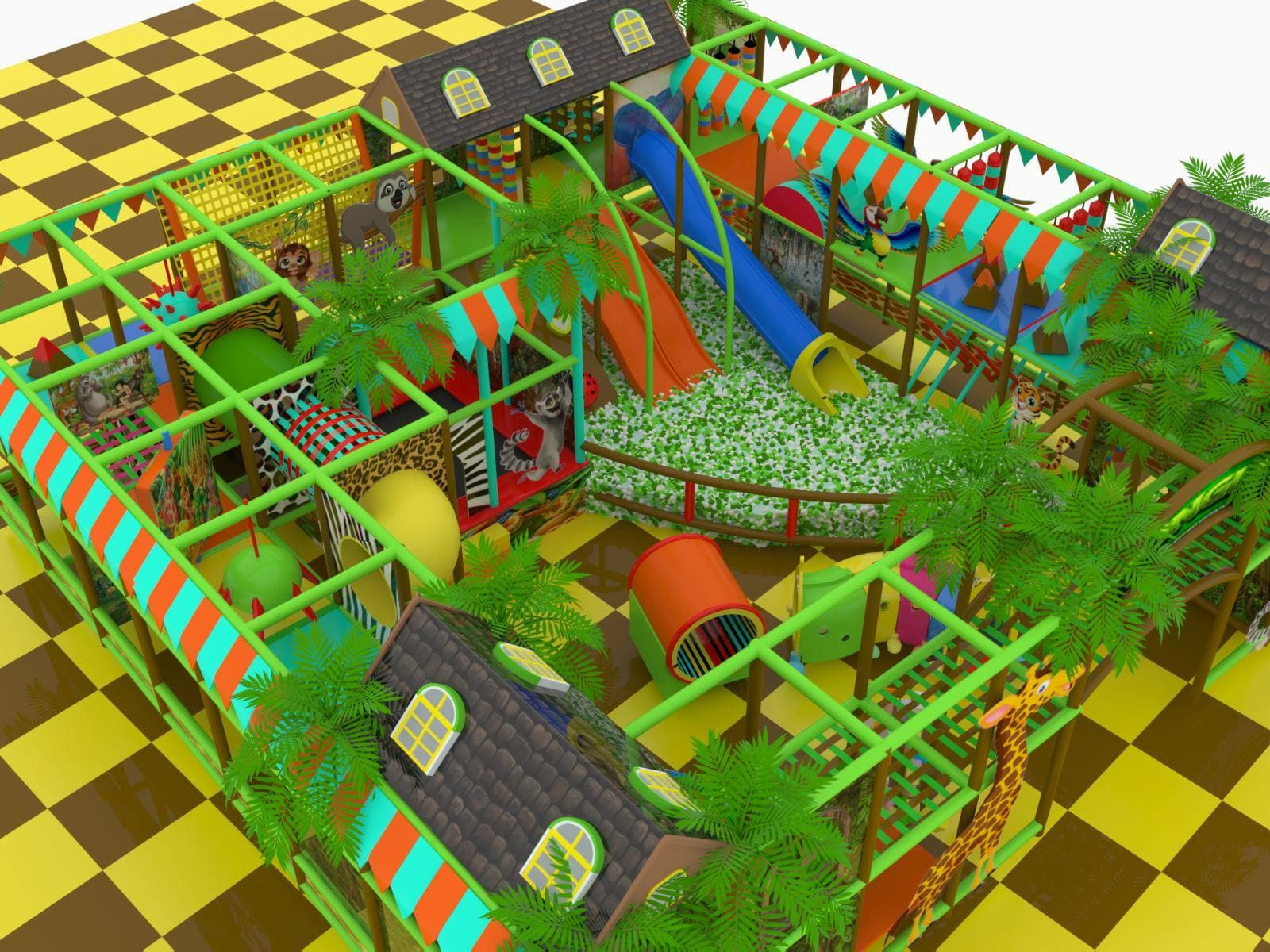 Игровой лабиринт «Джунгли»