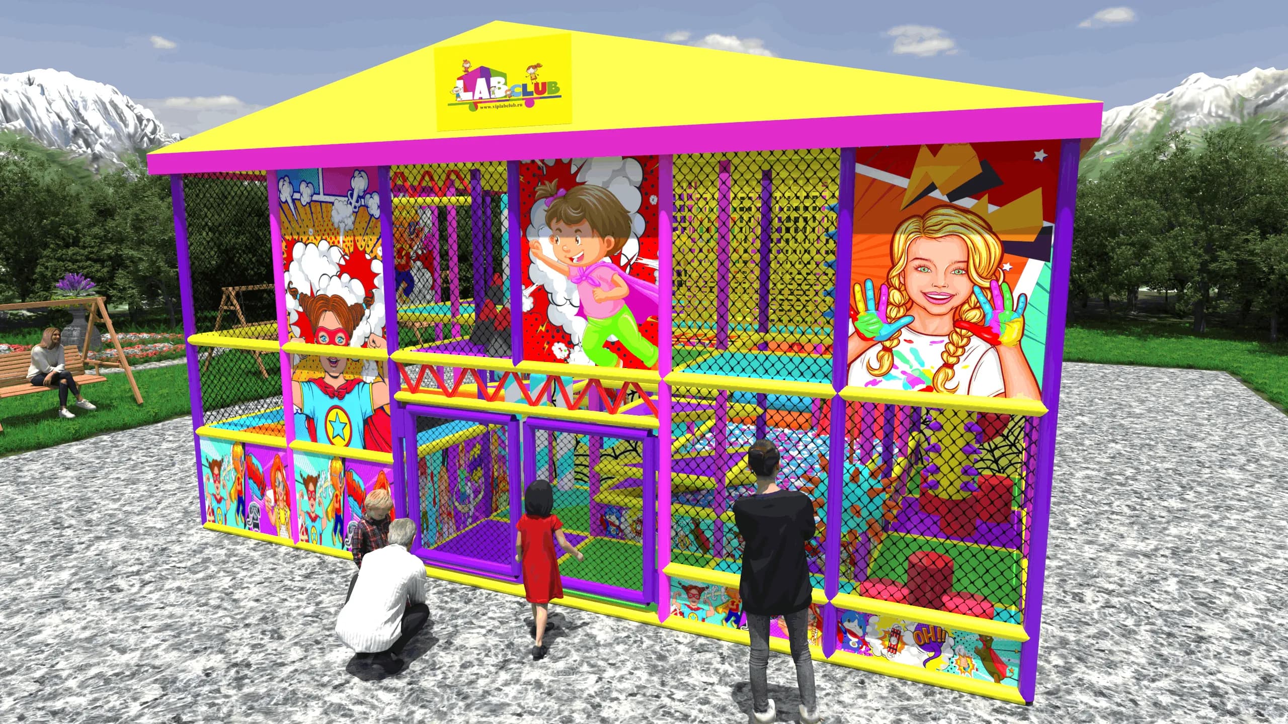 Игровой лабиринт «Фантастический Манхэттен»