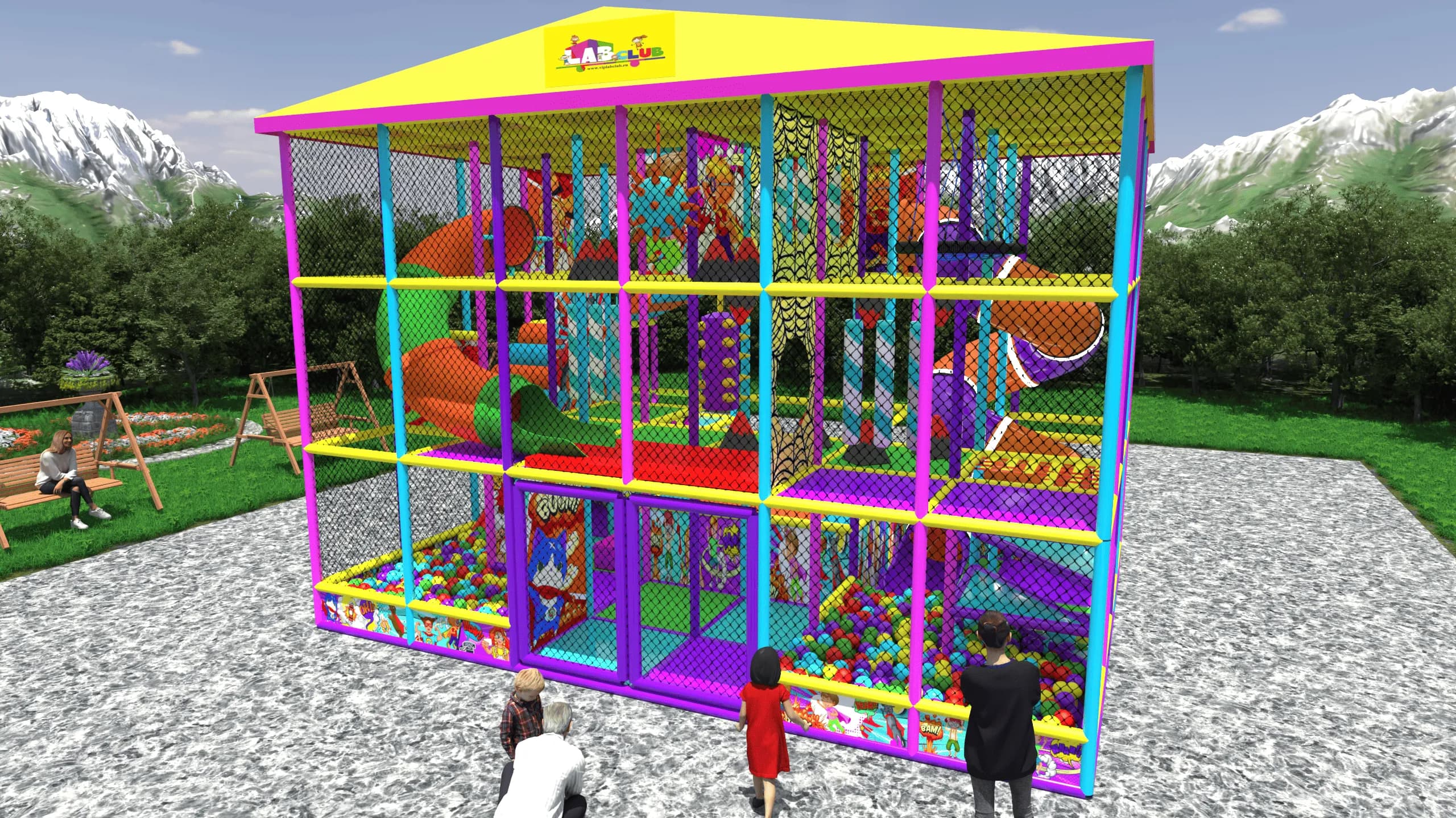 Игровой лабиринт «Магический Ключ»