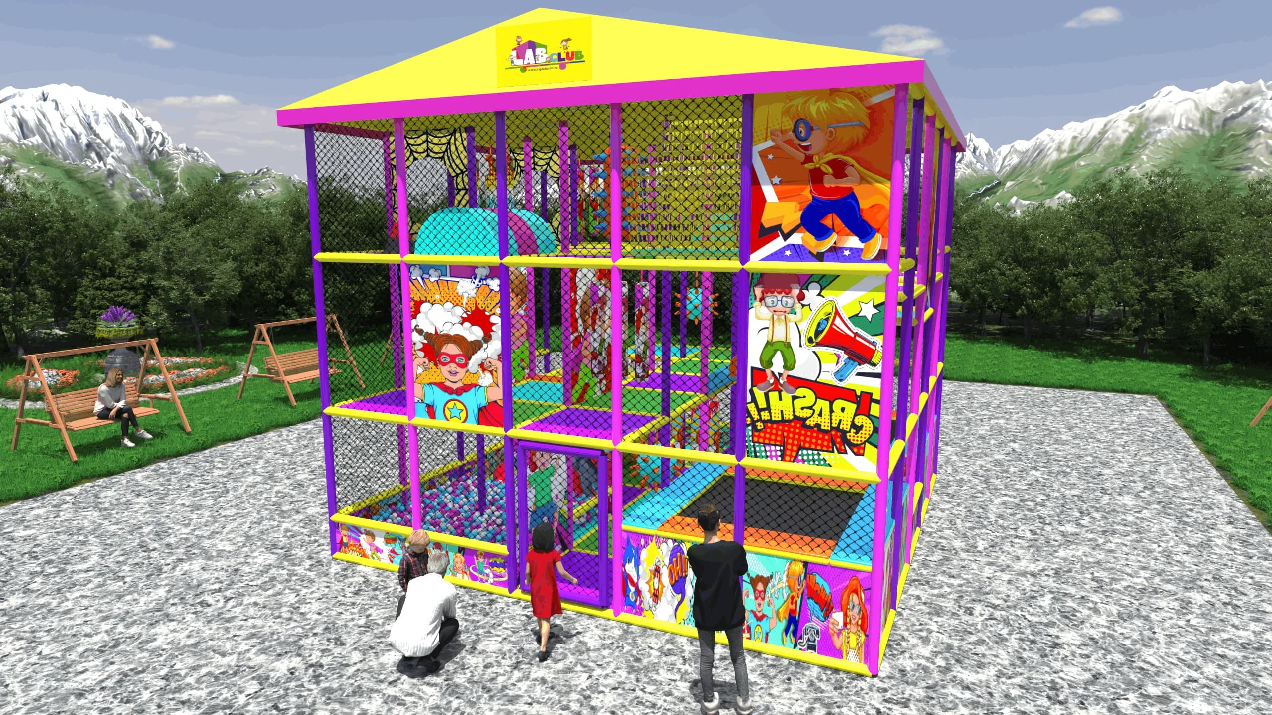 Игровой лабиринт «Мечты и Лабиринты»