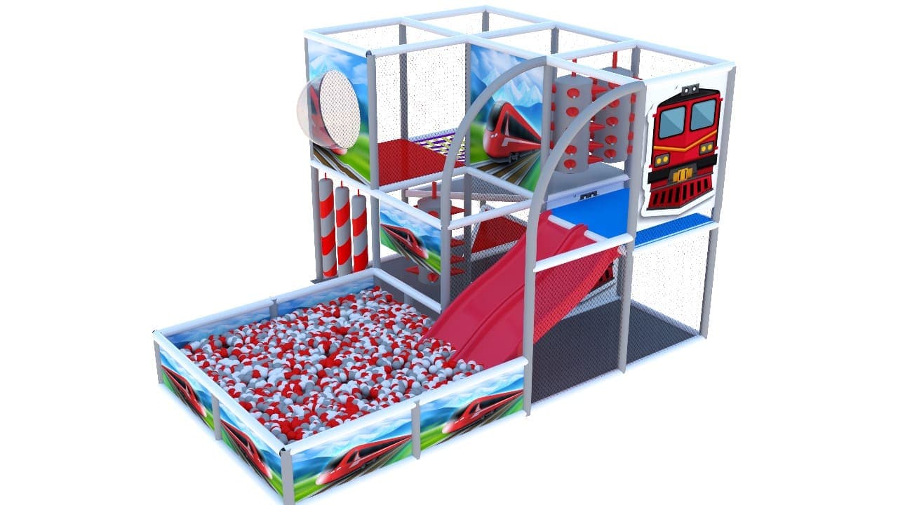 Игровой лабиринт «Поезд»