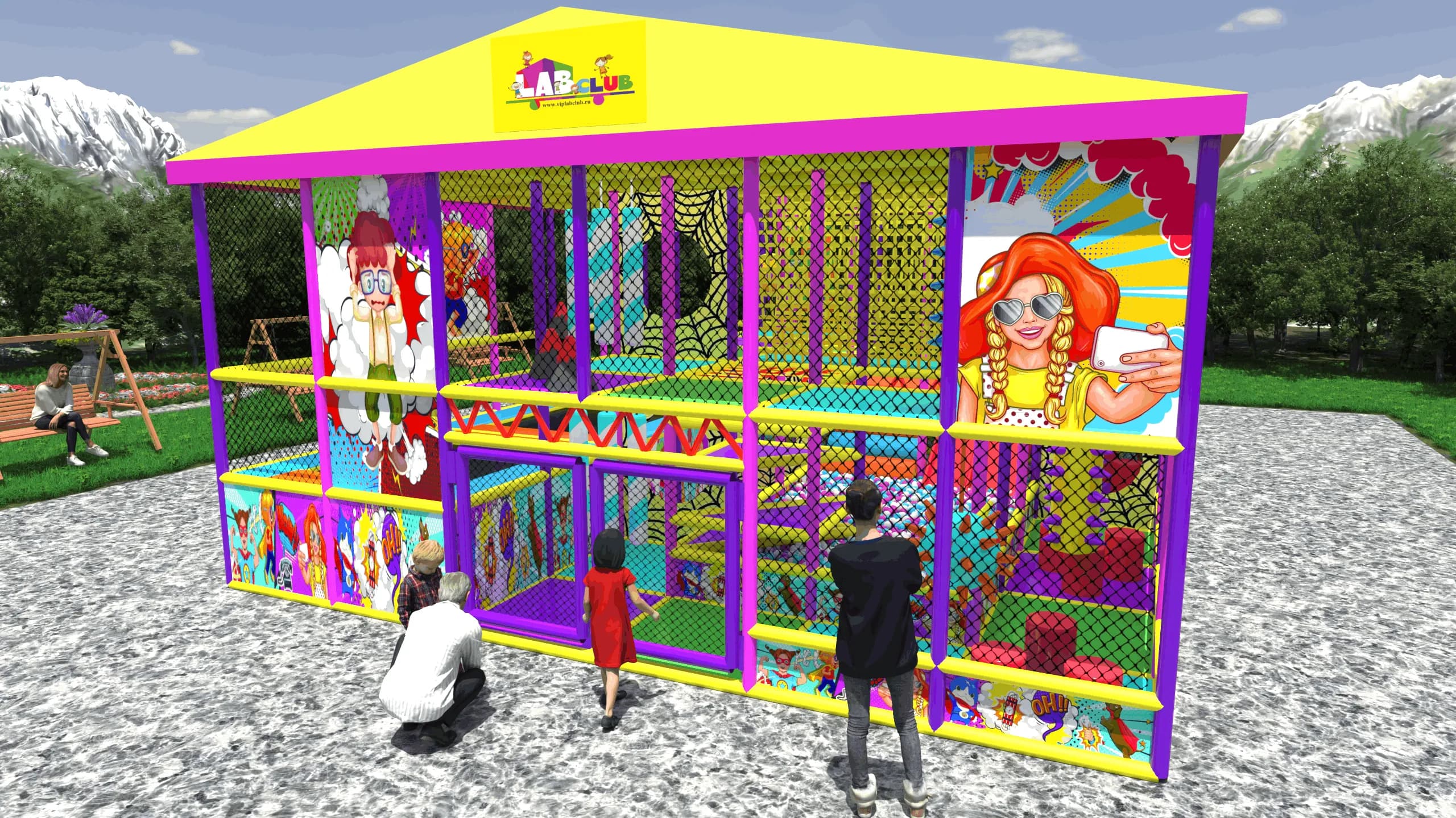 Игровой лабиринт «Приключенческий Коридор»