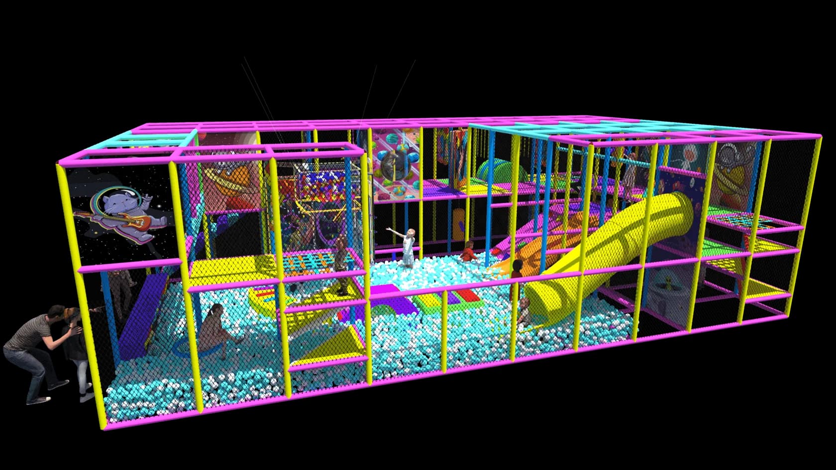 Игровой лабиринт «Пришелец»