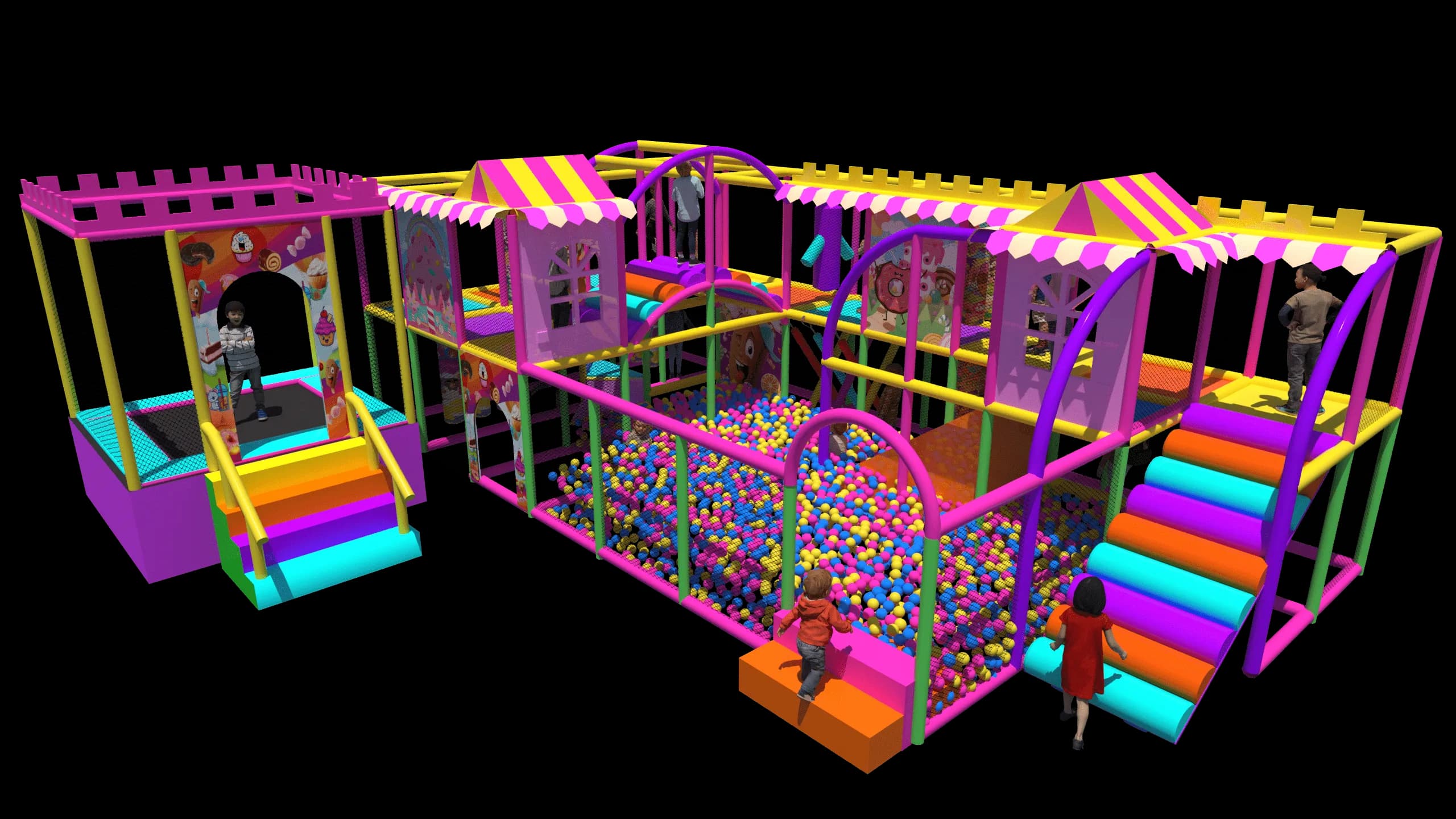 Игровой лабиринт «Shugar Crush»