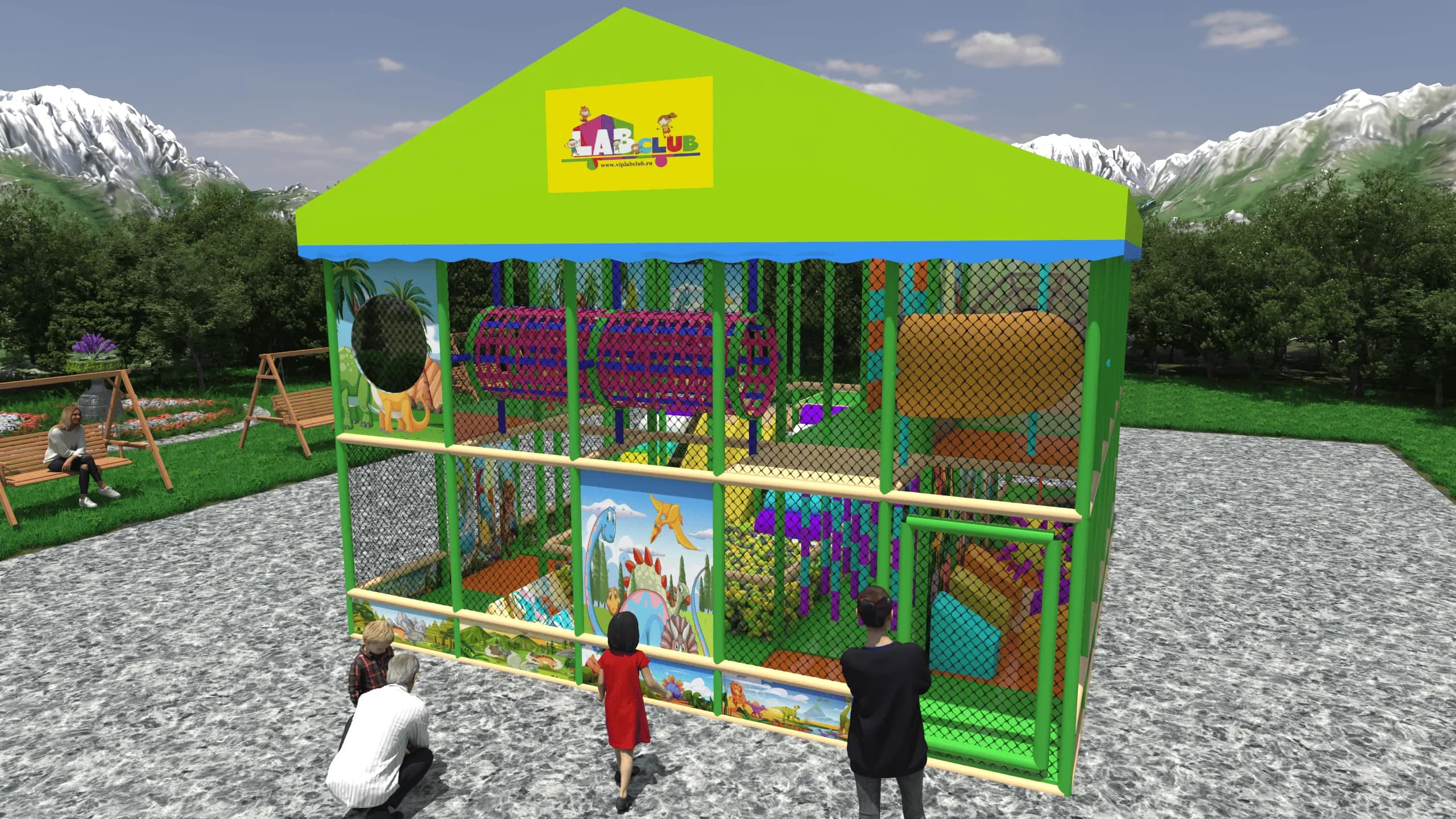 Игровой лабиринт «Следы Фей»