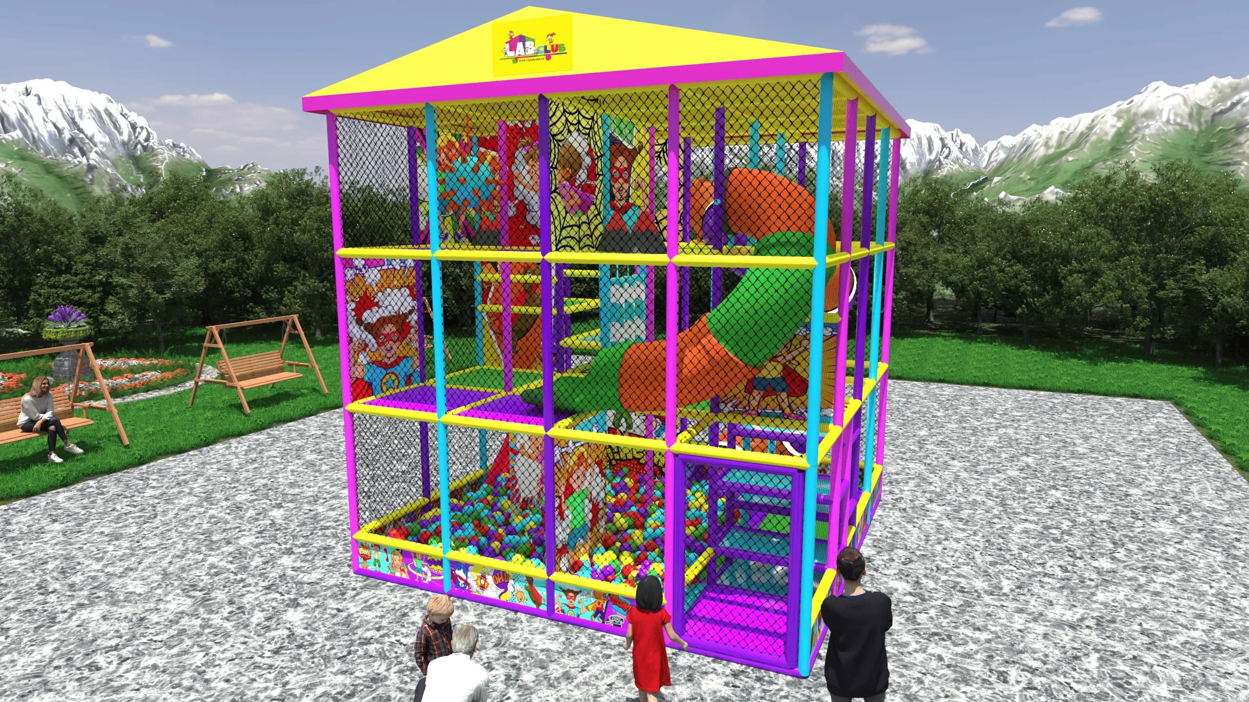 Игровой лабиринт «Тайные Залы»