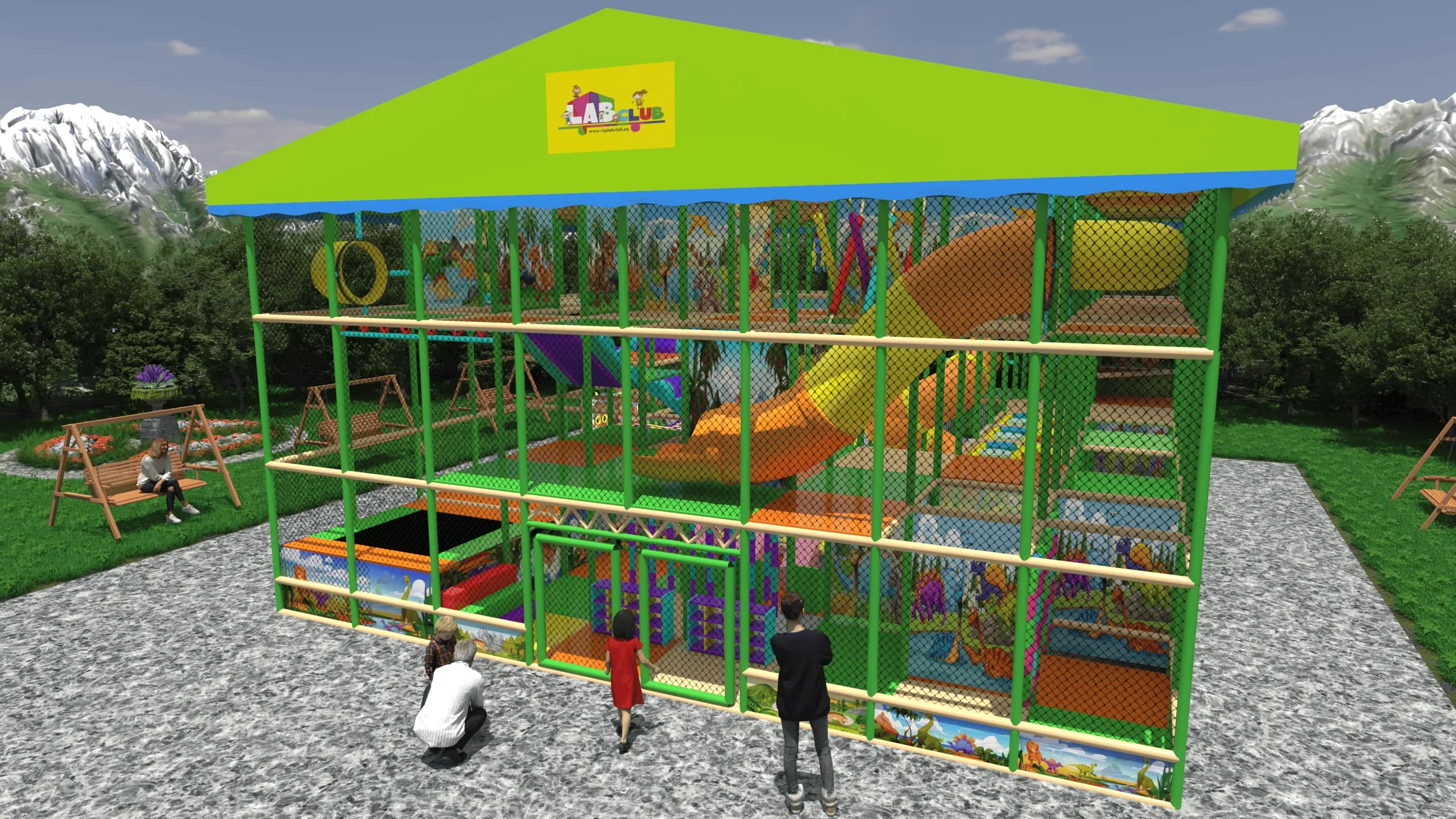 Игровой лабиринт «Тропа Чудес»