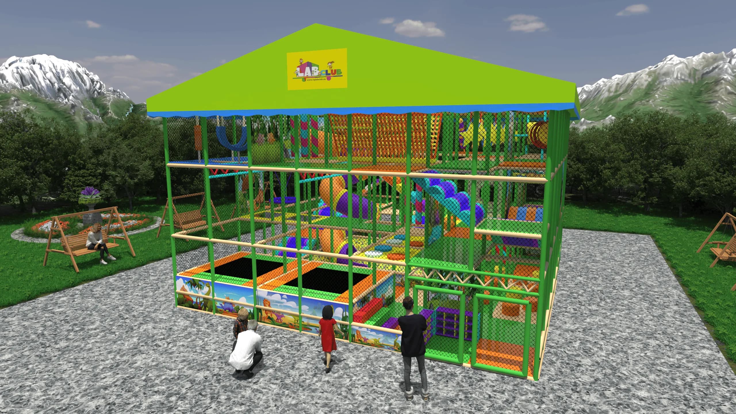 Игровой лабиринт «Волшебная Дорожка»