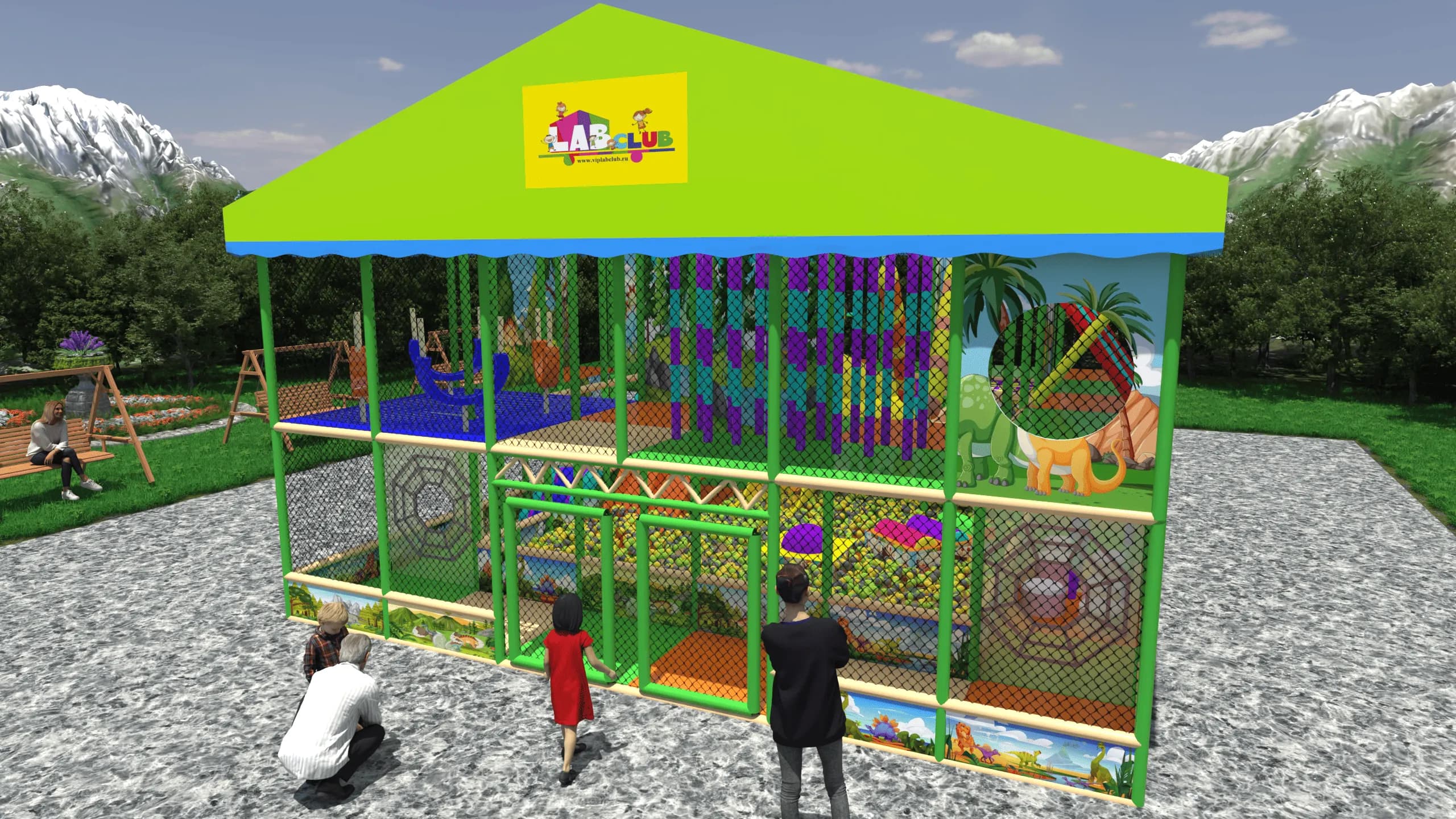 Игровой лабиринт «Звёздный Экспресс»