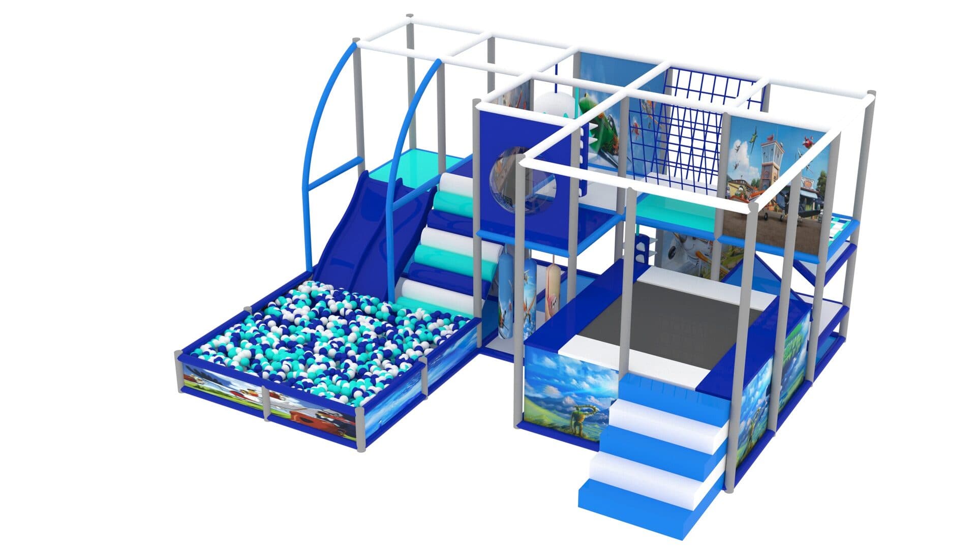 уличный игровой лабиринт "Небесный"