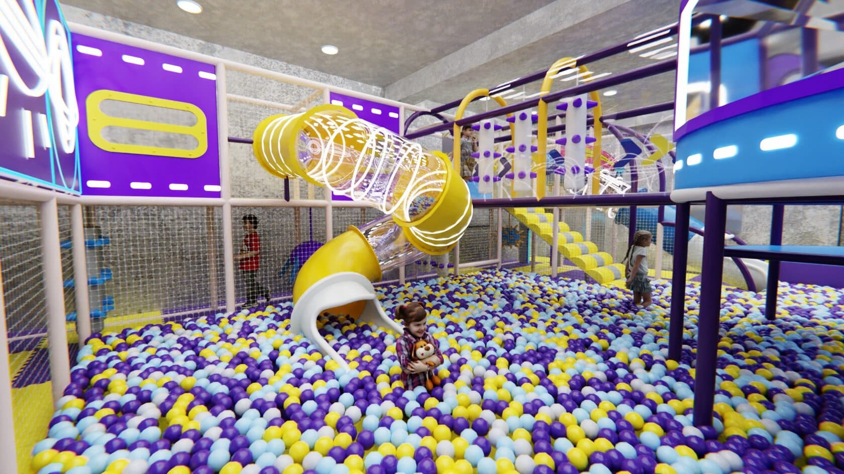 Лабиринт для детского центра